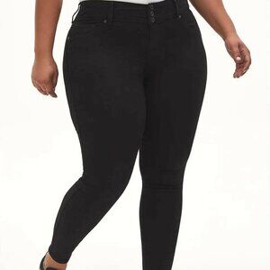 Torrid‎ Super Stretch Jeggings Cotton Blend Zip Closure Denim Women Plus 26 NWT